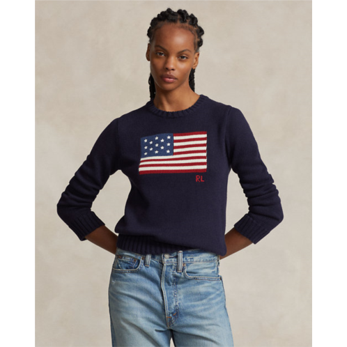 Polo Ralph Lauren Flag Cotton Crewneck Sweater