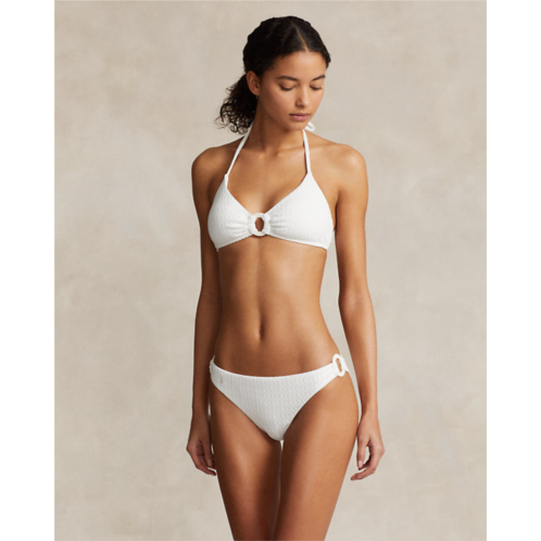 Polo Ralph Lauren Cable-Motif O-Ring Bikini Bottom