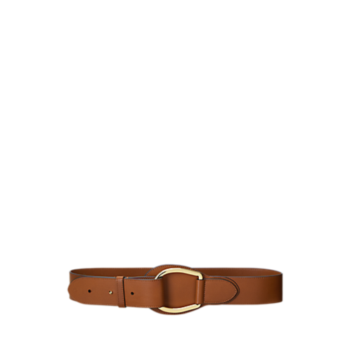 Polo Ralph Lauren Leather Wide D-Ring Belt