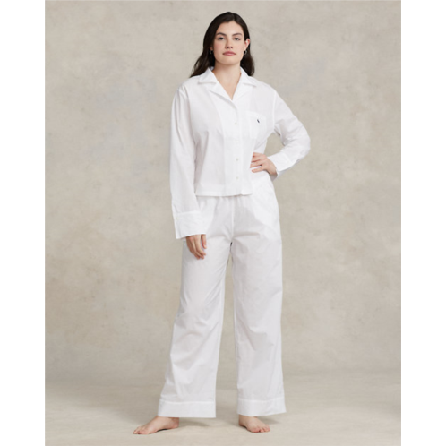 Polo Ralph Lauren Long-Sleeve Poplin Pajama Set