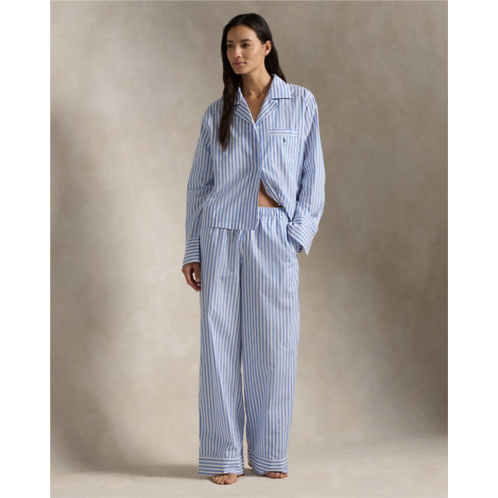 Polo Ralph Lauren Long-Sleeve Poplin Pajama Set