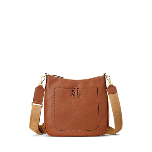 Polo Ralph Lauren Pebbled Leather Large Cameryn Crossbody