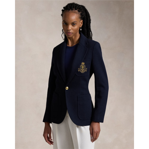 Polo Ralph Lauren Logo-Crest Knit Blazer