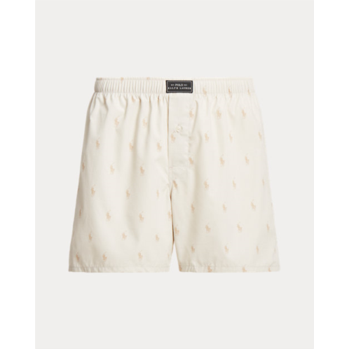 Polo Ralph Lauren Classic Woven Cotton Allover Pony Boxer