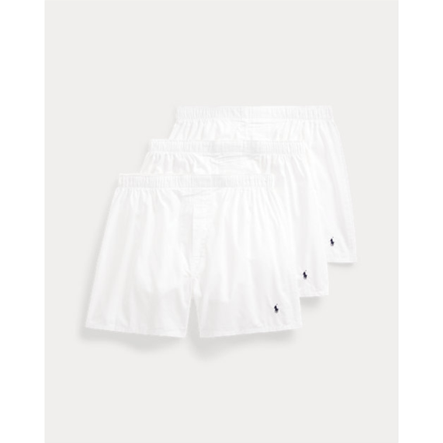 Polo Ralph Lauren Classic Woven Cotton Boxer 3-Pack