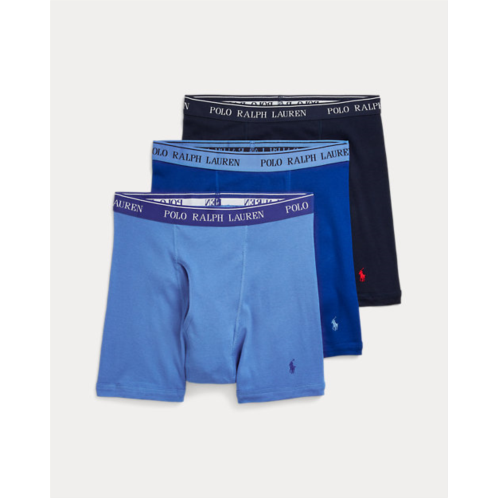 Polo Ralph Lauren Cotton Wicking Boxer Brief 3-Pack