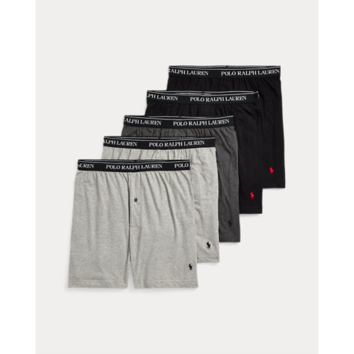 Polo Ralph Lauren Classic Wicking Knit Boxer 5-Pack