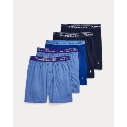 Polo Ralph Lauren Classic Wicking Knit Boxer 5-Pack