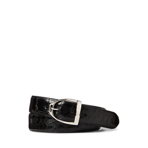 Polo Ralph Lauren Stirrup-Buckle Alligator Belt