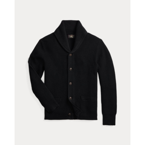 Polo Ralph Lauren Textured Cashmere Shawl-Collar Cardigan