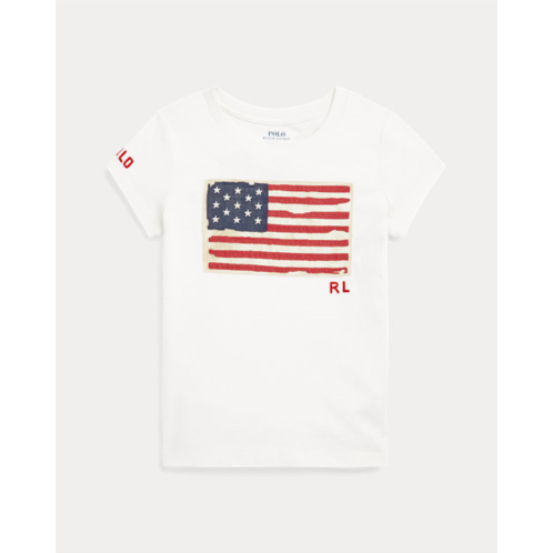 Polo Ralph Lauren Flag Cotton Jersey Tee