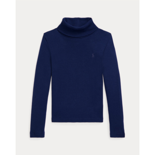 Polo Ralph Lauren Ribbed Cotton-Modal Turtleneck