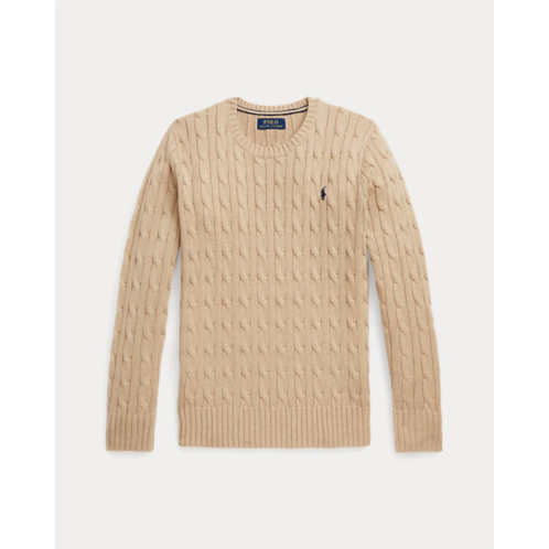 Boys 8-20 Cable-Knit Cotton Sweater