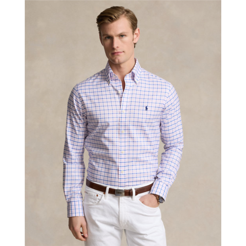 Polo Ralph Lauren Custom Fit Plaid Pinpoint Oxford Shirt