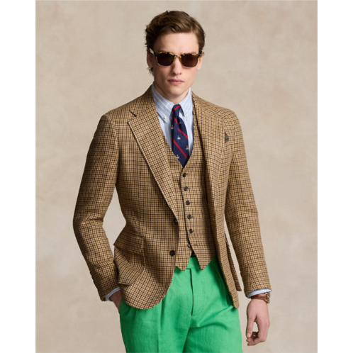 Polo Ralph Lauren The RL67 Checked Linen-Silk Jacket