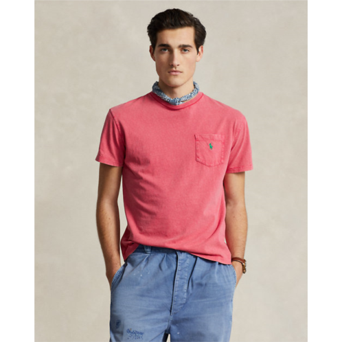 Polo Ralph Lauren Classic Fit Cotton-Linen Pocket T-Shirt