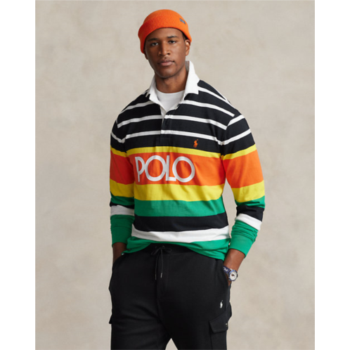 Polo Ralph Lauren Logo Striped Jersey Rugby Shirt