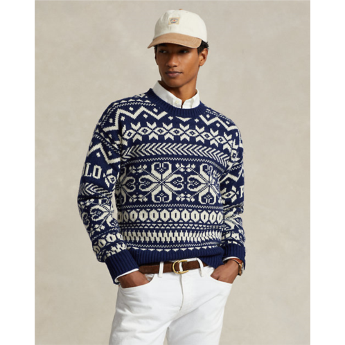 Polo Ralph Lauren Snowflake Wool-Blend Sweater