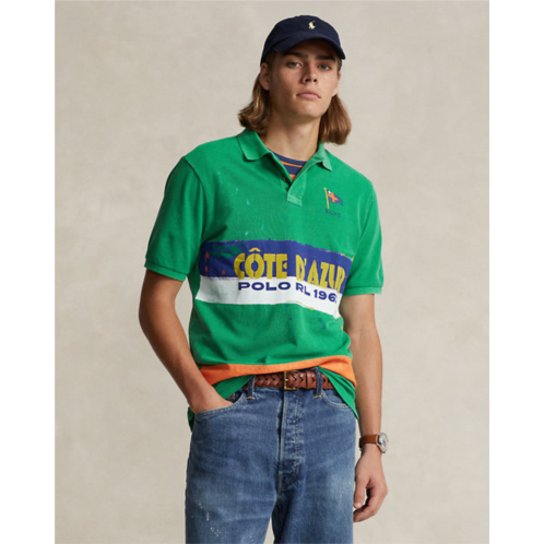 Polo Ralph Lauren Classic Fit Mesh Graphic Polo Shirt