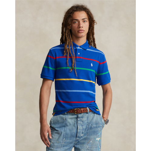 Polo Ralph Lauren Classic Fit Striped Mesh Polo Shirt