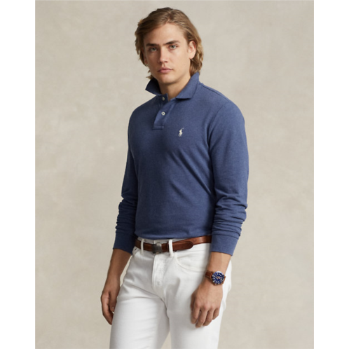 Polo Ralph Lauren Custom Slim Fit Mesh Long-Sleeve Polo Shirt