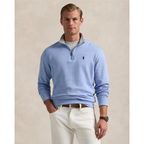 Polo Ralph Lauren Luxury Jersey Quarter-Zip Pullover