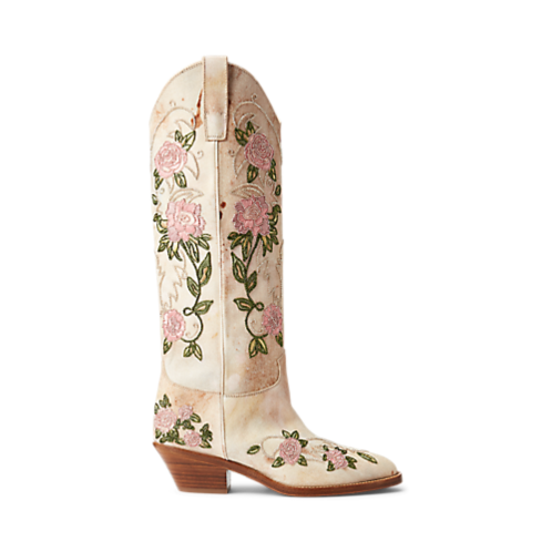 Polo Ralph Lauren Jaelynne Embellished Denim Tall Boot