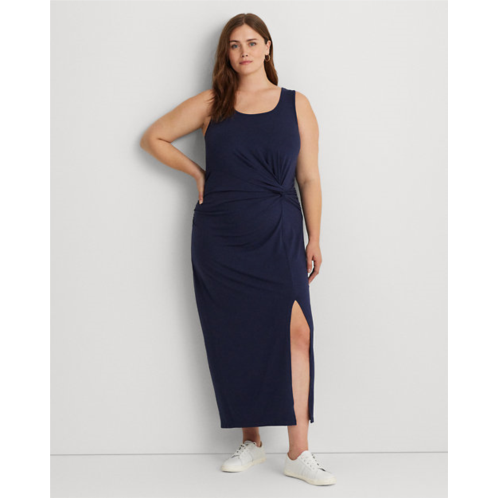 Polo Ralph Lauren Twist-Front Jersey Sleeveless Dress