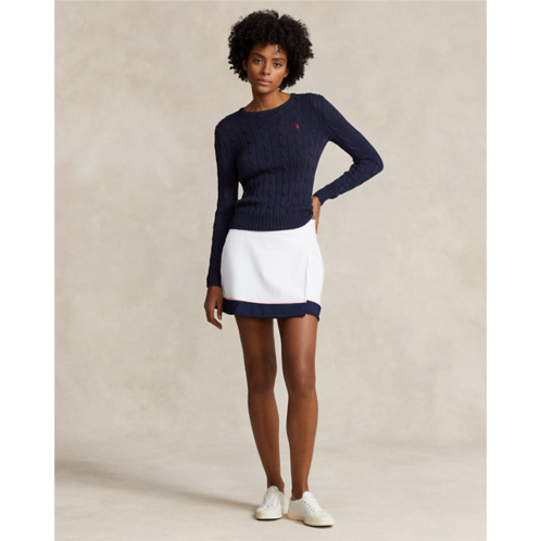 Polo Ralph Lauren 15 Faux-Wrap A-Line Skort