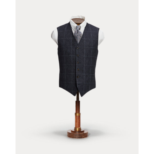 Polo Ralph Lauren Windowpane Linen-Blend Vest