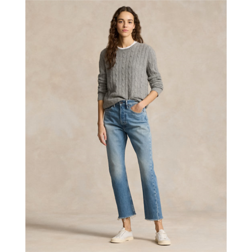 Polo Ralph Lauren High-Rise Relaxed Straight Crop Jean