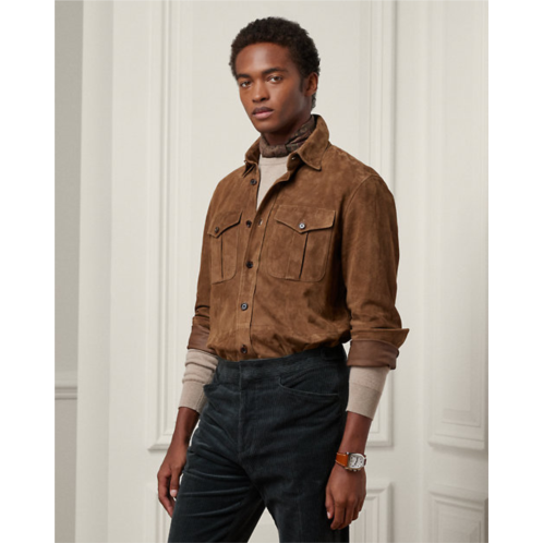 Polo Ralph Lauren Water-Resistant Suede Overshirt