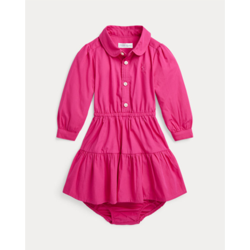 Polo Ralph Lauren Tiered Cotton Shirtdress & Bloomer