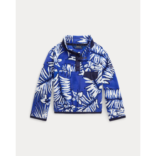 Polo Ralph Lauren Tropical-Print Brushed Fleece Pullover