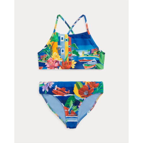 Polo Ralph Lauren Seaside-Print Two-Piece Swimsuit