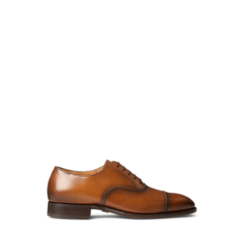 Polo Ralph Lauren Denver Burnished Calfskin Cap-Toe Shoe