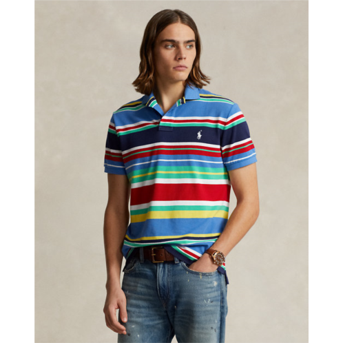 Polo Ralph Lauren Classic Fit Striped Mesh Polo Shirt