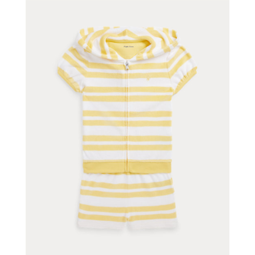 Polo Ralph Lauren Striped Terry Zip Hoodie & Short Set