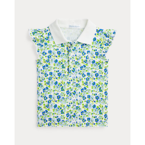 Polo Ralph Lauren Floral Stretch Mesh Polo Shirt