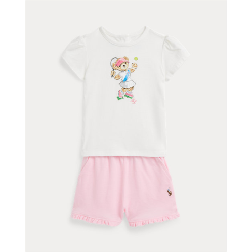 Polo Ralph Lauren Polo Bear Jersey Tee & Mesh Short Set