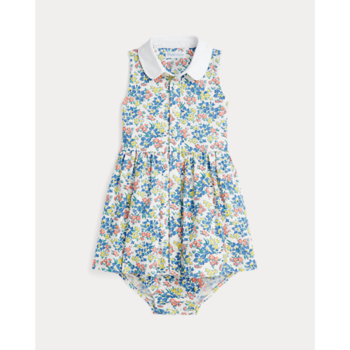 Polo Ralph Lauren Floral Oxford Shirtdress & Bloomer