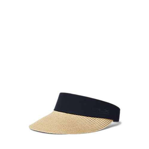 Polo Ralph Lauren Logo Straw-Brim Visor