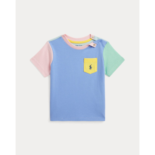 Polo Ralph Lauren Color-Blocked Cotton Pocket Tee