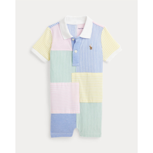 Polo Ralph Lauren Patchwork Mesh Polo Shortall