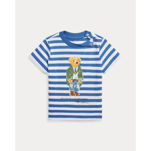 Polo Ralph Lauren Polo Bear Striped Cotton Jersey Tee