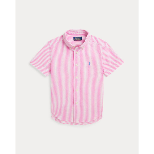 Polo Ralph Lauren Striped Seersucker Short-Sleeve Shirt