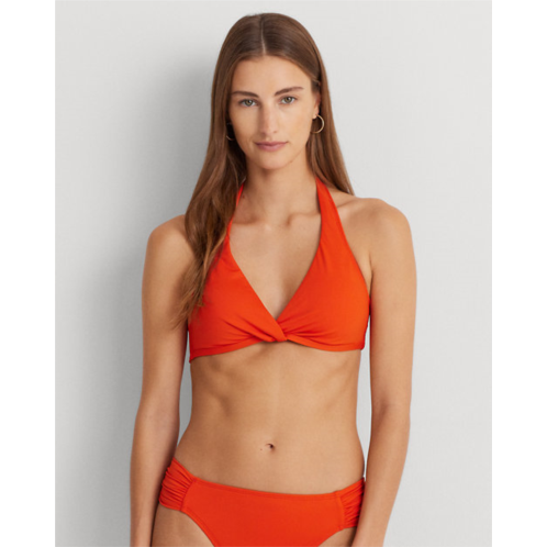 Polo Ralph Lauren Twist-Front Halter Bikini Top