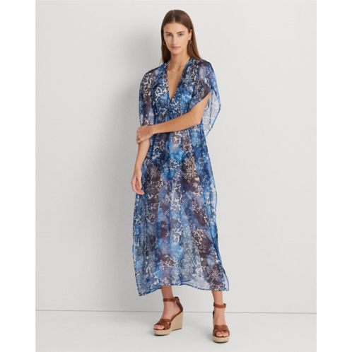 Polo Ralph Lauren Print Chiffon Caftan Cover-Up