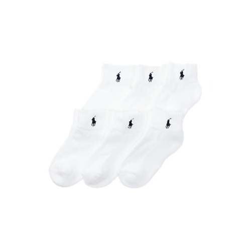 Polo Ralph Lauren Quarter-Length-Sock 6-Pack