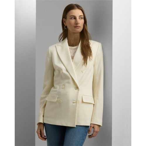 Polo Ralph Lauren Double-Breasted Wool Crepe Blazer